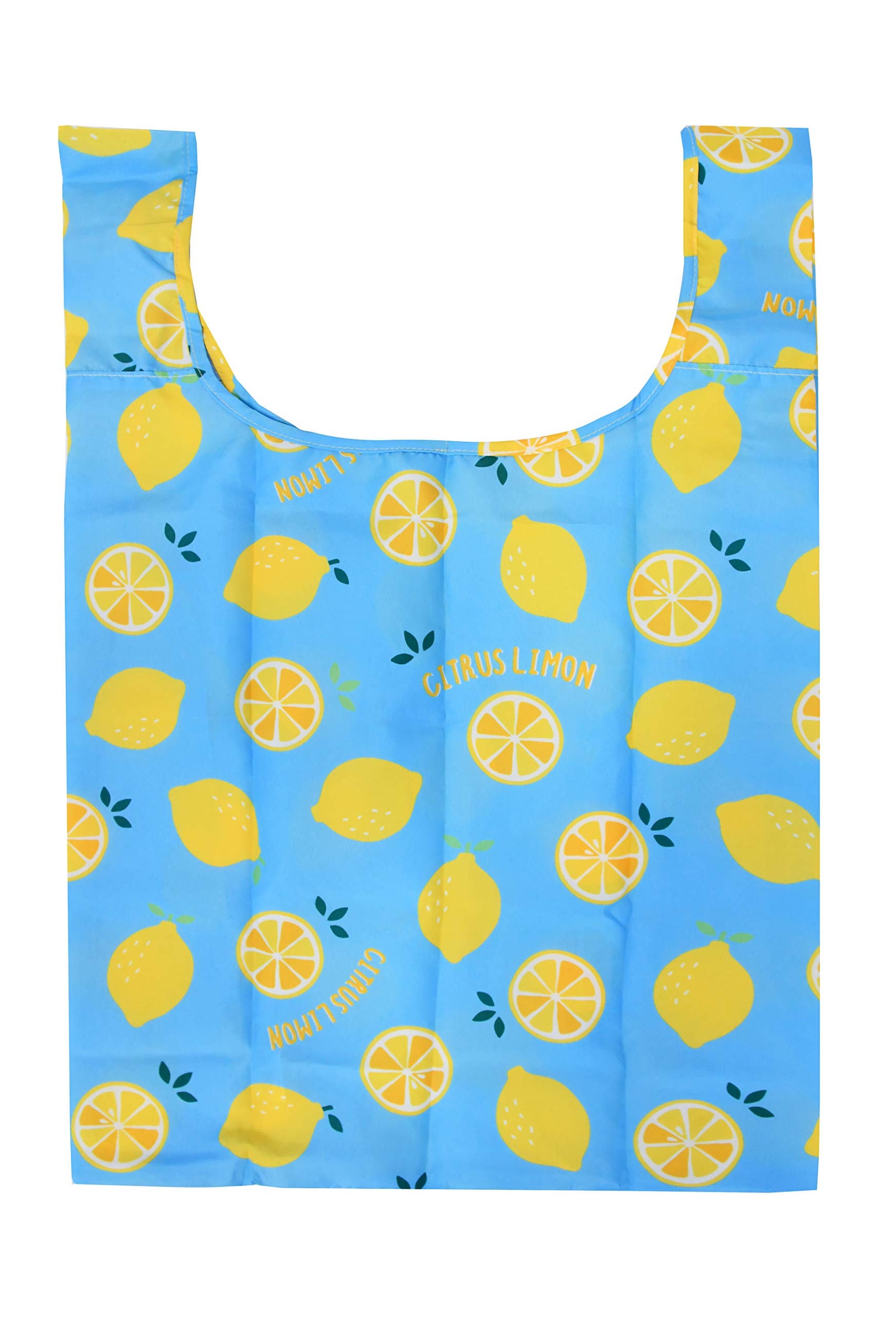 

Marushin Yummy Lemon Eco with Storage Large 0585000100 yup! Food-themed Bag, Foldable, Pouch, Capacity,