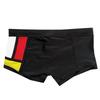 UXH Men's Patchwork Multicolor Briefs - Sleek, Sexy, and Anti-Exposure Beachwear.
