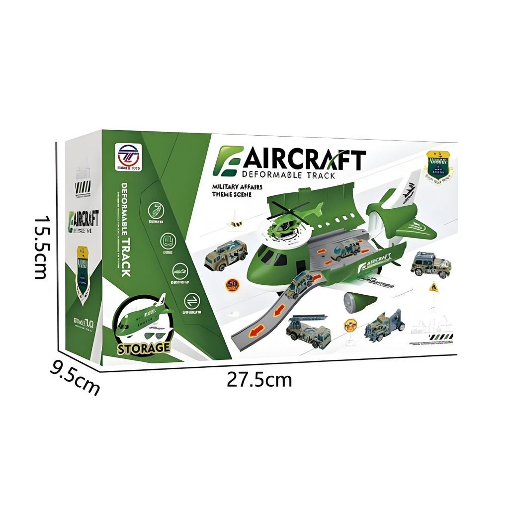 Big Toy Airplane Cars Vehicle Transport Passenger Simulate Plane Fire Gift Truck