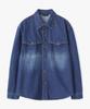 Le Mad Western Washed Denim Shirt - Indigo