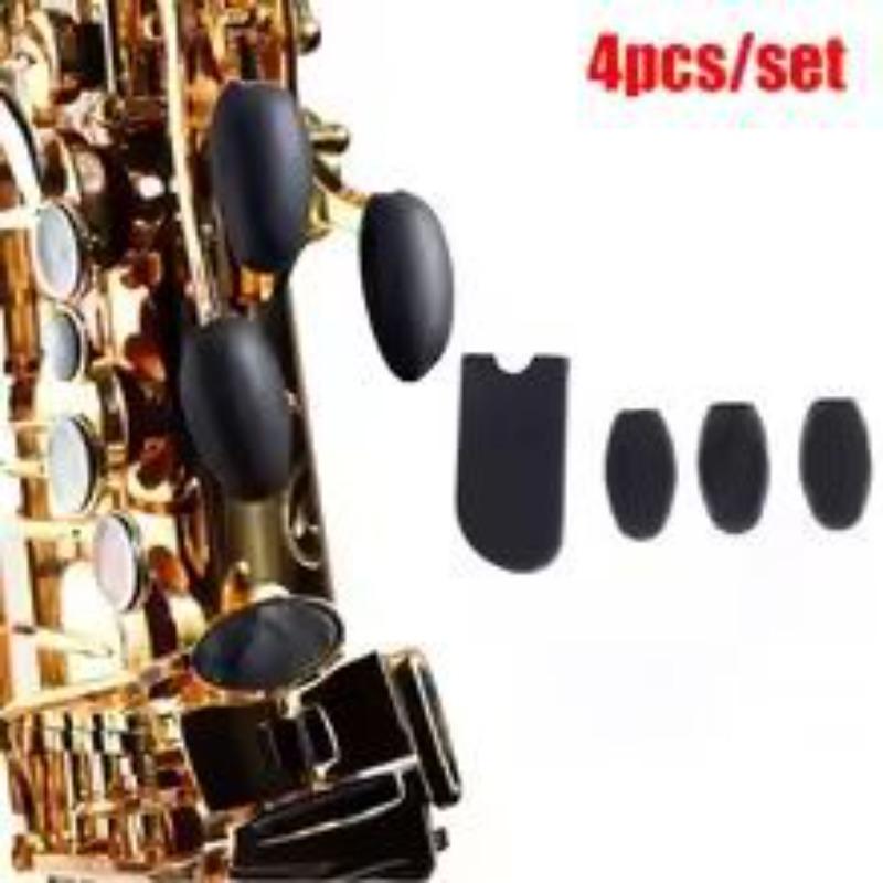 Black Silicone Thumb Rest for Saxophone Key Raisers Mica Key Pins for Saxophone Saxophone Key Pads and Accessories