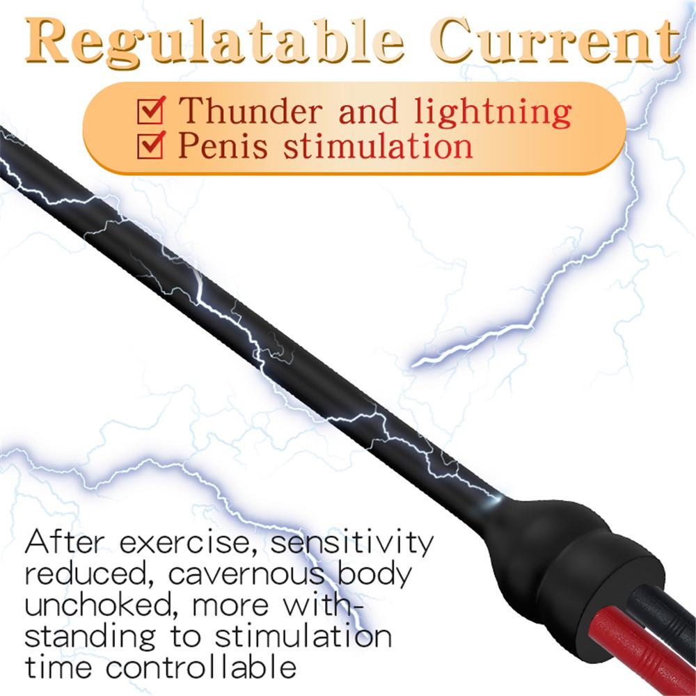 Electric Shock Urethral Penis Plug Dilator Stainless Steel Physical Therapy Bipolar Massager Electro Stimulate Sex Toy For Men