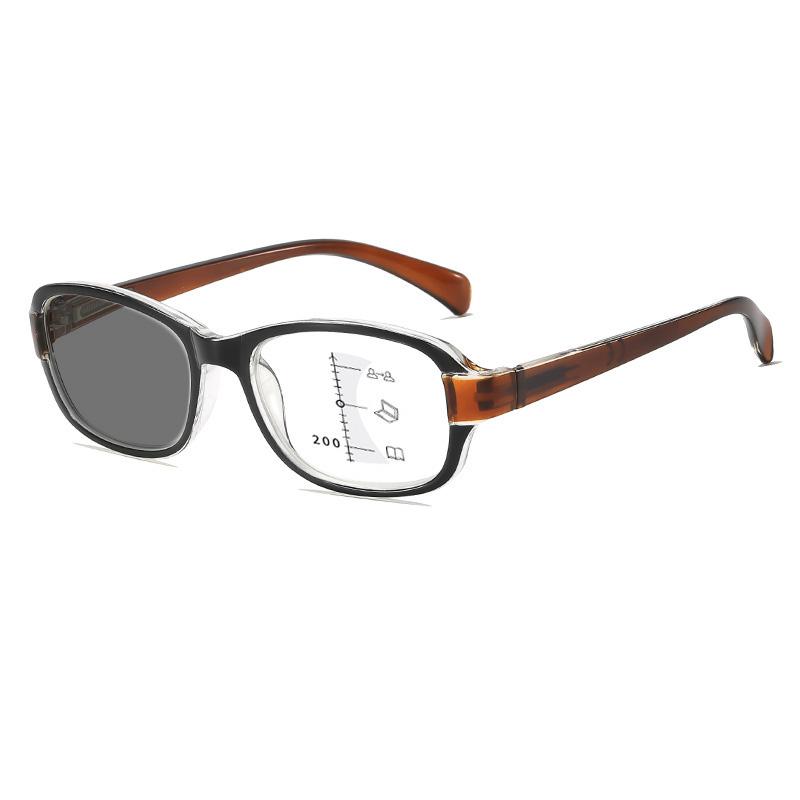 Photochromic Multifocal Reading Glasses Ultra Light High-Definition Uv Protective Presbyopia Eyewear Anti Blue Light Eyeglasses