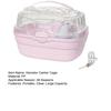 Hamster Carrier Cage with Water Bottle Portable Small Animal Travel Cage Plastic Clear Guinea Pig Carrying Case for Dwarf Hamsters Chinchillas