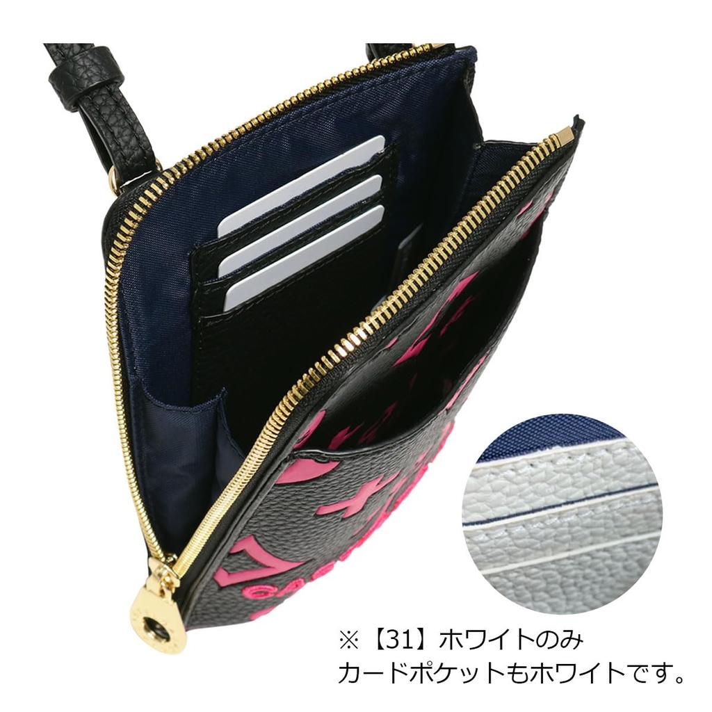 Smartphone Shoulder Bag Water Repellent Mini Shoulder 068134 Pink [Castelbajac] Women's [08]