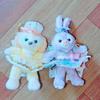 Mermaid Lulu Starry Plush Rabbit Keychain Ornament