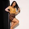 Tie-Dye Net Clothes Sexy Fun Colorful Onesie Hot-Selling Explosion Gradual Change Net Socks