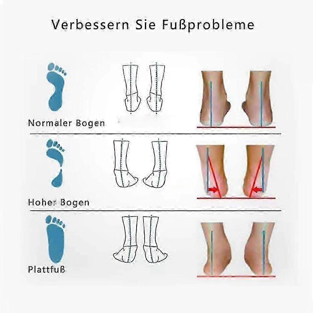 Norelie Orthopedic Insoles for Arch Support Plantar Fasciitis Relief Comfort Work Sports Shoes