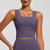 Reggiseno Sportivo con Spalline Larghe Schiena Bella Antiurto Anti-Caduta per Corsa Fitness Push Up