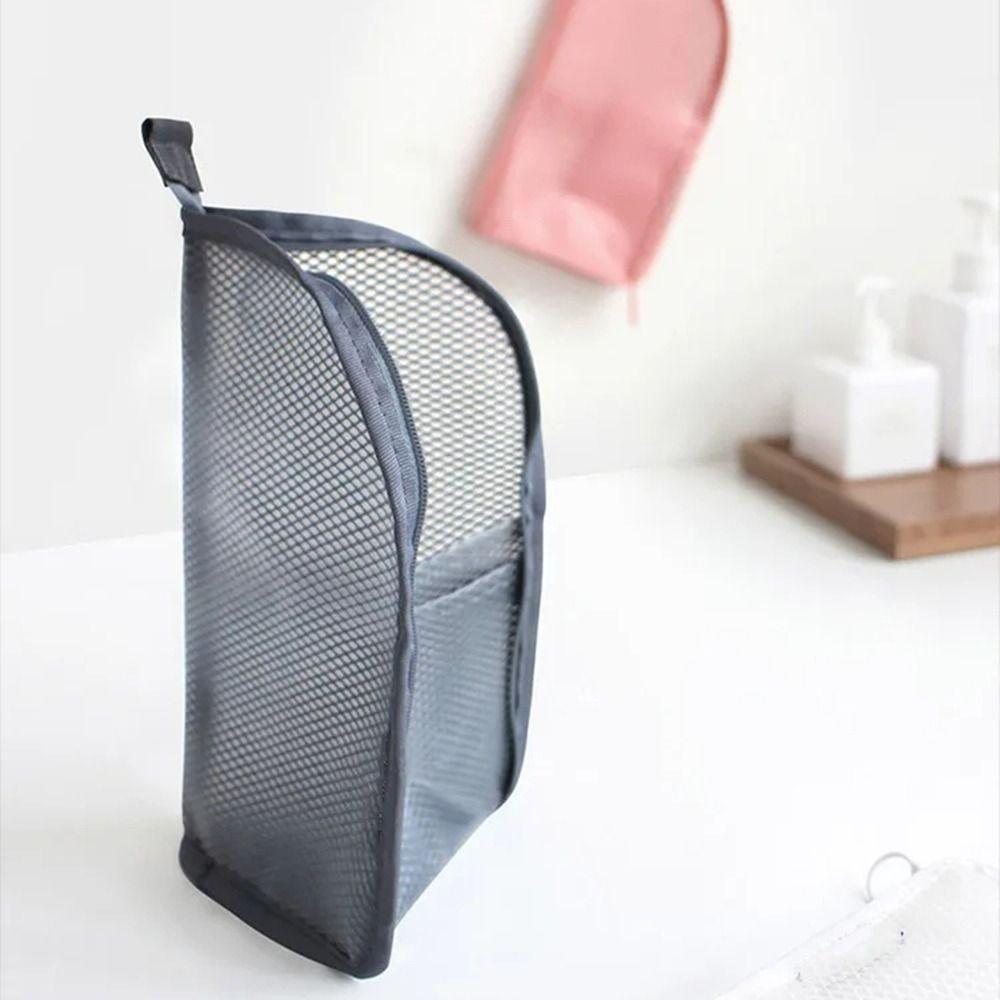 Große Kapazität PVC Kosmetiktasche Vertikales Design Reise Make-up-Organizer Reiseaufbewahrung