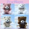 Adorable Cute Teddy Bear Plush Doll Keychain Cartoon Stuffed Toy For Bag Decor