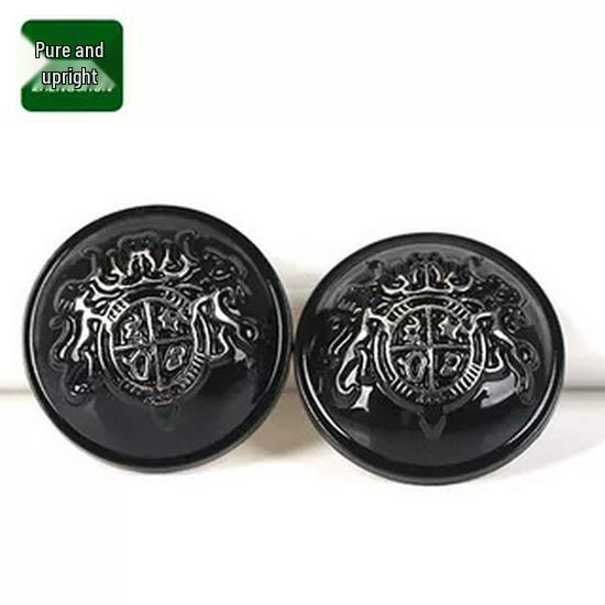 High-Grade Versatile Plastic Round Button for Coats, Windbreakers, Suits, and Pants
