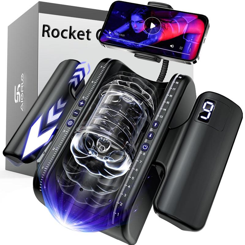 Thrusting High Speed Piston Stroker Male Masturbator Machine Automatic Telescopic Vagina Masturbation Cup Adult Sex Toys for Men Delayed Ejaculation