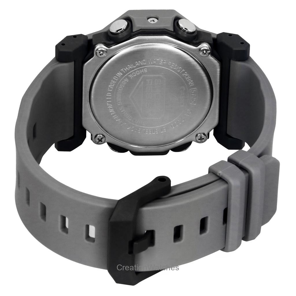 Casio G-Shock Analogique Numérique Bracelet Résine Cadran Gris Quartz GA-2300-8A Montre Unisexe 200M