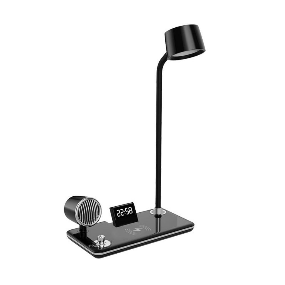 

Multifunction LED Desk Lamp USB Port Wireless Charger Pad Lighting LED Table Lamp Bedside чорний