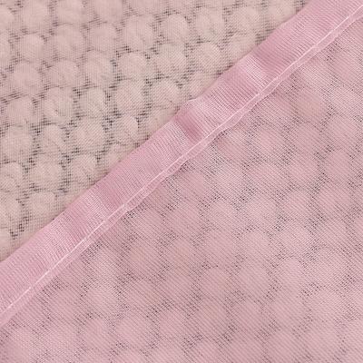 1PCS Decoration 3 Laces Lace Curtains Solid Colour Rod Pocket Sheer Curain Translucent Home Decor Window Screen Bedroom