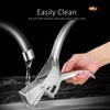 GEDO Ultra High Thcikness Durable Garlic Press Widen Ergonomic Handle Kitchen Ginger Juice Maker Wassabi Crusher for Chef