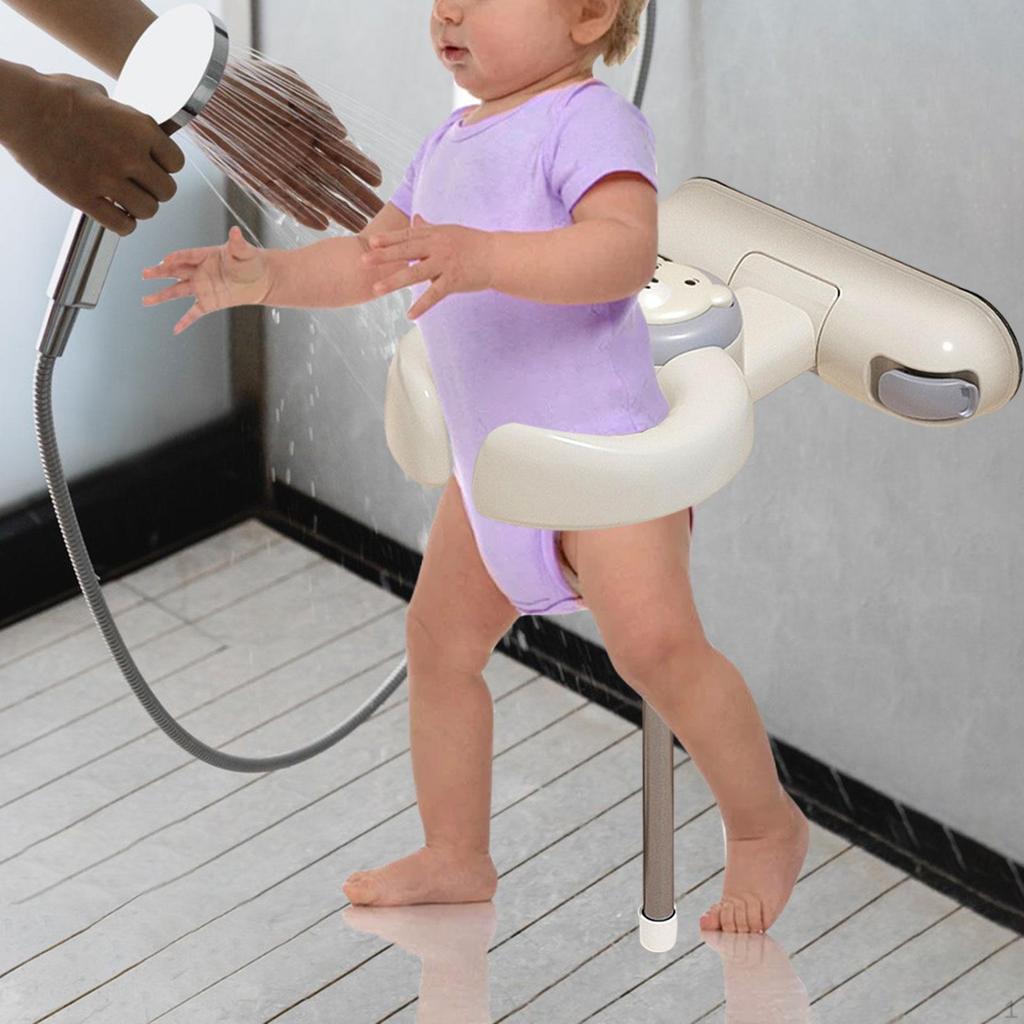 Bath Stand Standing Support with Smooth Handles Rod for Tub 6 Months To 3 Years Old