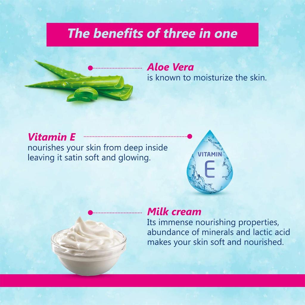 Vivel Aloe Vera Bathing Soap with Vitamin E for Soft, Glowing skin| Refreshing Fragrance| Combo Pack 150g (Pack of 4)