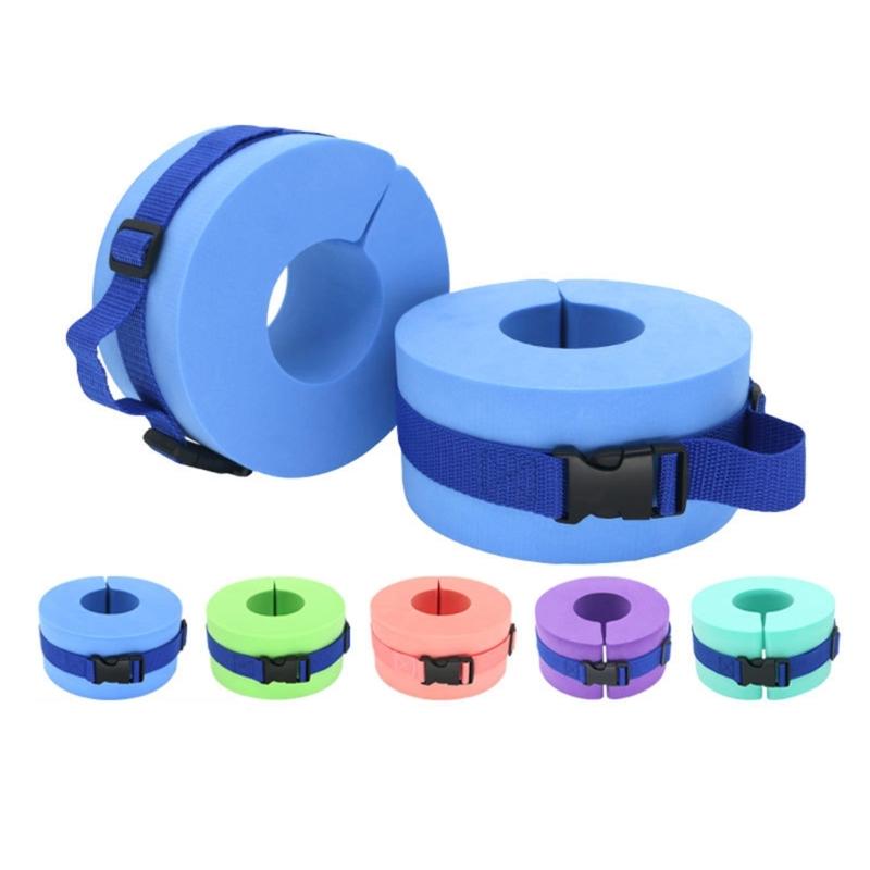 Anelli galleggianti in schiuma per nuoto con fibbie a sgancio rapido Cinture per caviglie e braccia per fitness, esercizio, allenamento Accessori per piscina