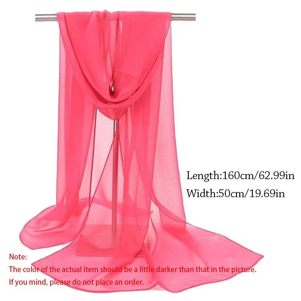 Solid Color Scarf Soft Wrap Hijab Summer Beach Scarves  Women