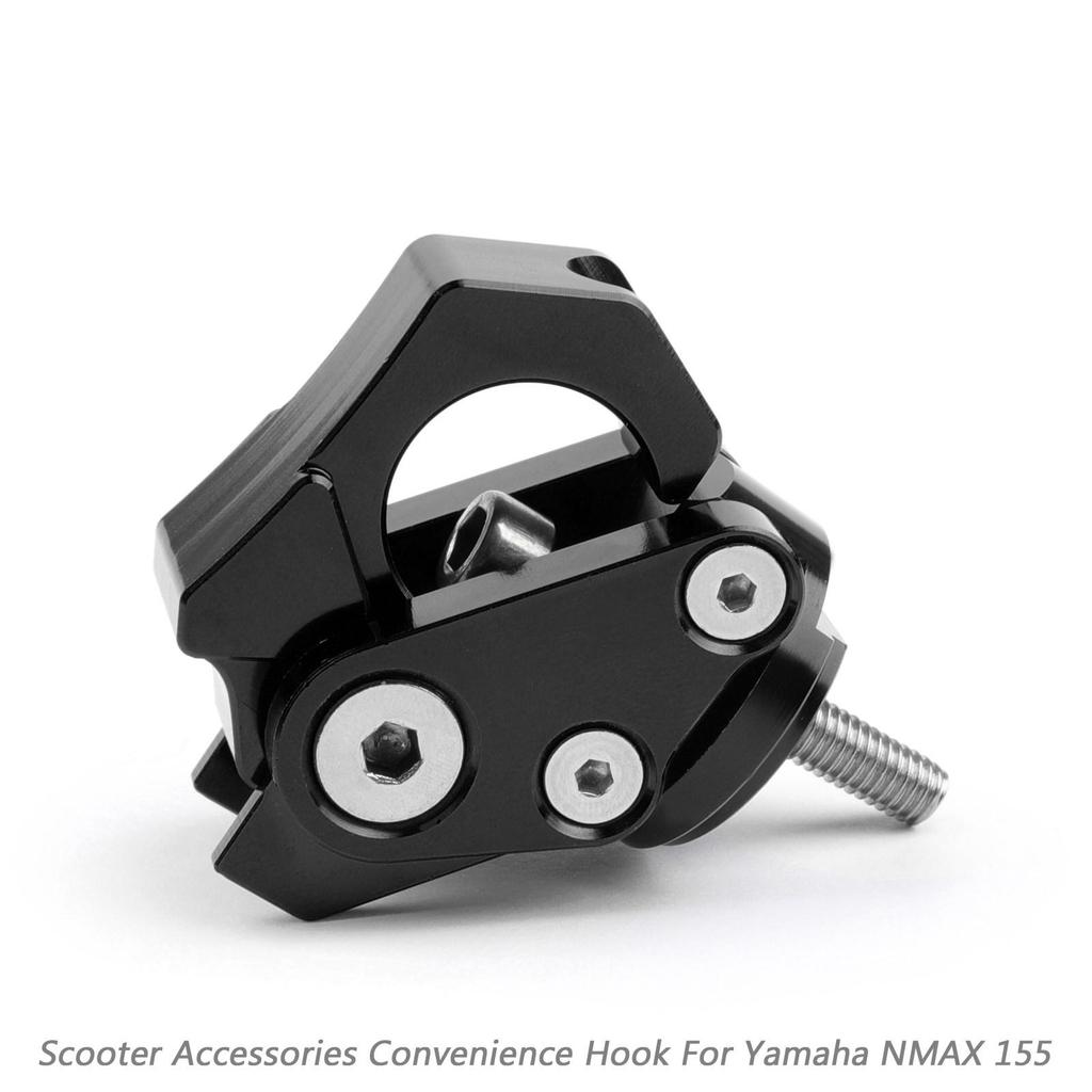 CNC Alu Motorcycle Black M6 Carry Helmet Bottle Hanger Holder Hook Universal