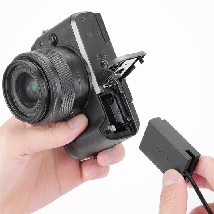 LP-E17 Replacement Dummy Battery Power Supply Adapter for DC Coupler Charger Kit