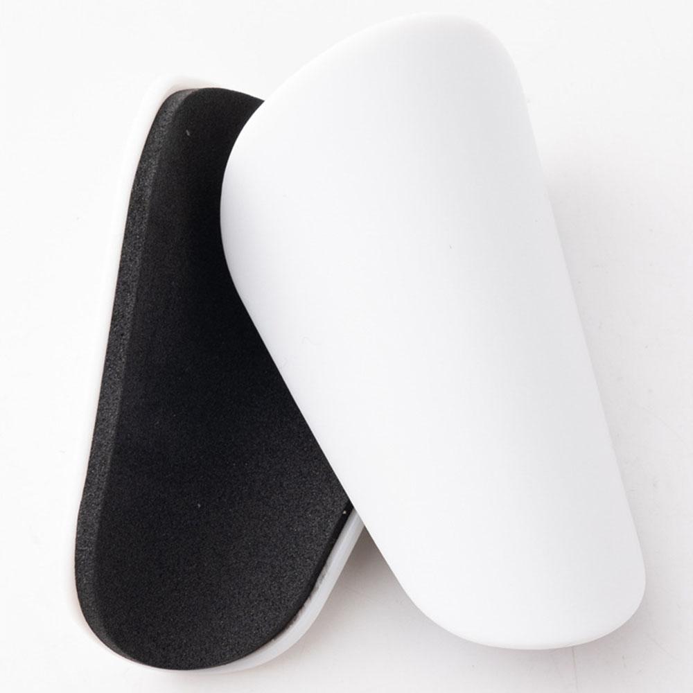 New 2 Pairs Black + White Mini Shin Guard Protective Equipment for Youth and Adults