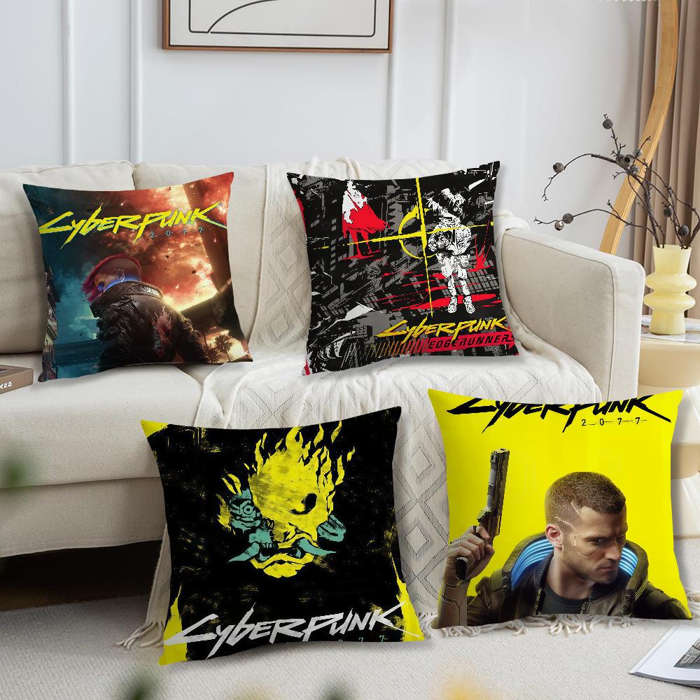 Game 2077 Cushion Cover For Pillow Sofa Printing Decoration Room Home Office Coffee Shop Car Nordic Simplicity