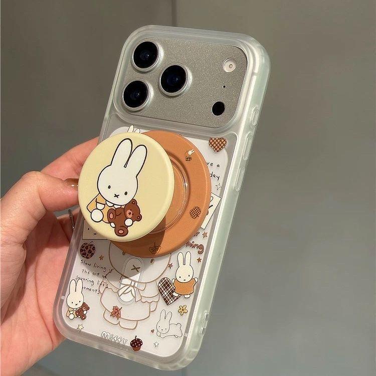 Cartoon Suitable for Apple 11promax Mobile Phone Case 11plus Magnetic Suction 11 Bracket 11pro Skin Feeling 11e Creative 11