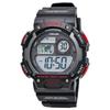 CREPHA Digital Watch TELVA Multifunctional Water Resistant Urethane Sports Watch (Klepha) (5 ATM) Stopwatch, Strap, Red, Men's TE-D282-RD