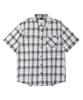 DISTN9NE One Pocket Over Check Short Sleeve Shirt Lq2Yu342_White