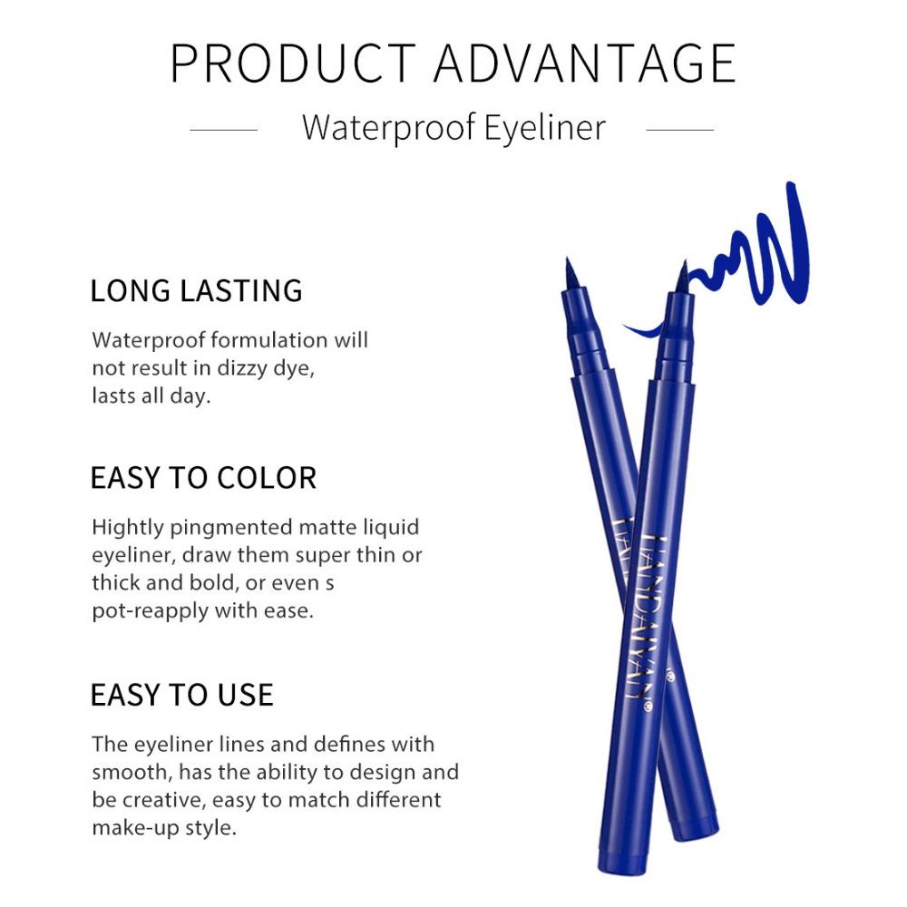 HANDAIYAN Regenbogen DIY Bemalter Eyeliner Ist Nicht Leicht Zu Verwischen Matter Eyeliner Stift