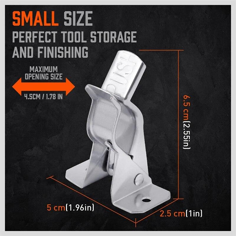 10 Pack Shovel Holder Wall Mount Outdoor - Garden Yard Tool Organizer for Garage - Shed Organizers and Storage Hooks