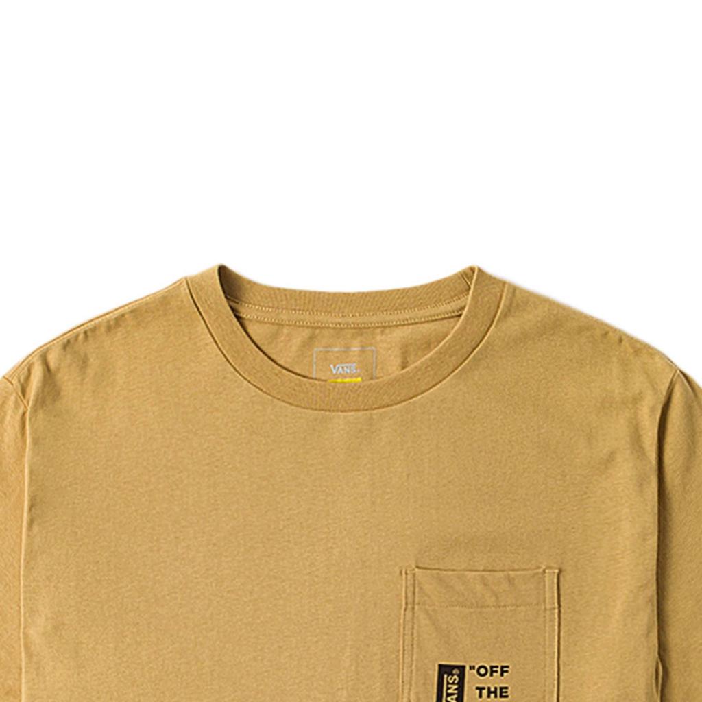 Vans Short Sleeve Casual Comfortable Moisture Wicking T-Shirt Unisex Tops Yellow VN000GQ65QJ