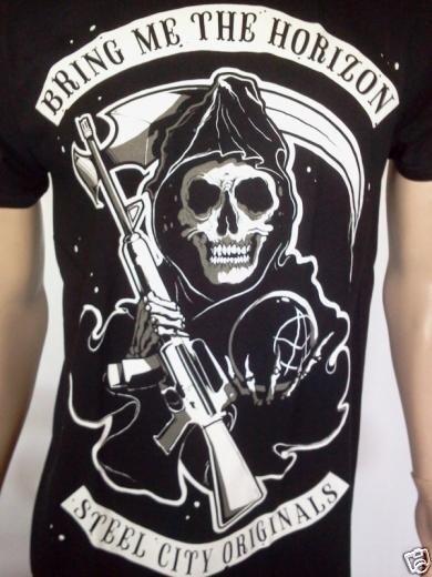 

BRING ME THE HORIZON MENS BAND NEW FREE SHIPPING STEEL CITY ORIGINALS Unisex T-Shirt XXL