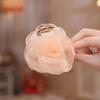 Elegant Fairy Gauze Rose Camellia Hair Claw for Women - Hair Clip Accessory for Ponytails and Bangs