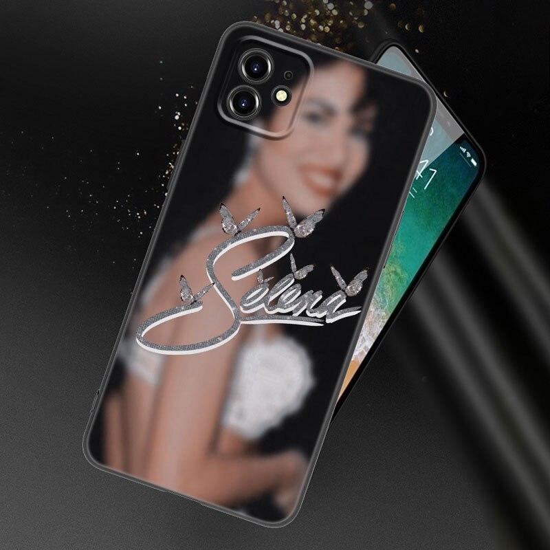Selena Quintanilla Phone Case For Apple iPhone 13 12 Mini 11 Pro XS Max XR X 8 7 6S 6 Plus SE 2022 2020 5S 5 Soft Black Cover