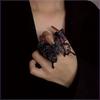 1Pc Butterfly-shape Finger Ring Adjustable Open Punk Gothic Insect Rings Jewelry