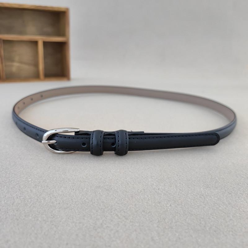 Genuine Leather Womens Belt With Alloy Buckle For Casual Jeans And Pants