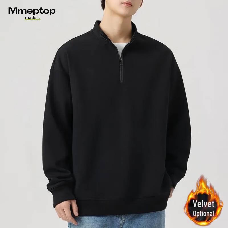 

Мужской свитшот MMOPTOP в американском стиле на молнии до середины XL