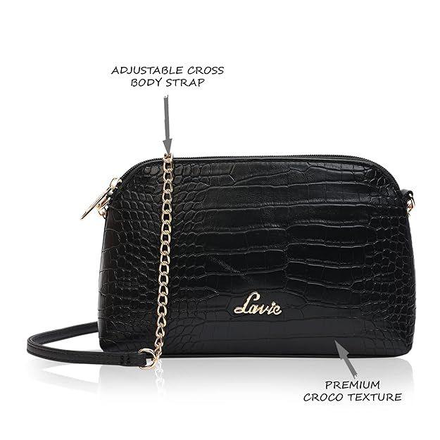 Women's Glossy Hemi Dome Sling Bag | Ladies Purse Handbag