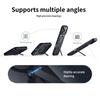 KEYSION 360 Hidden Metal Stand Magnetic Case for Magsafe for iPhone 17 Pro Max Air Transparent Matte Shockproof Phone Back Cover