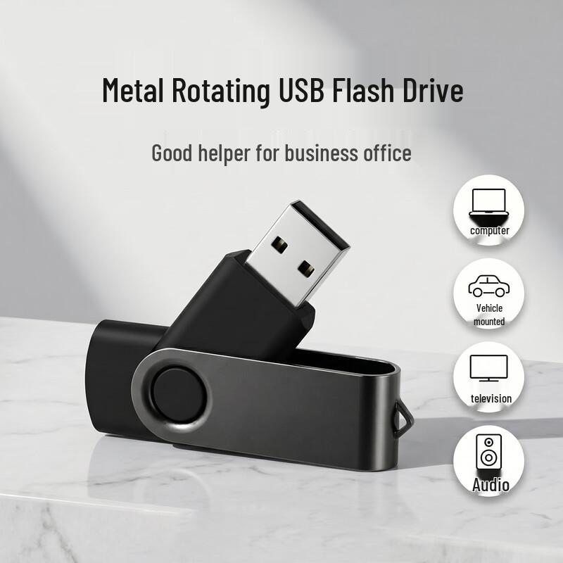 OLOEY Rotating Metal USB Flash Drive 16GB