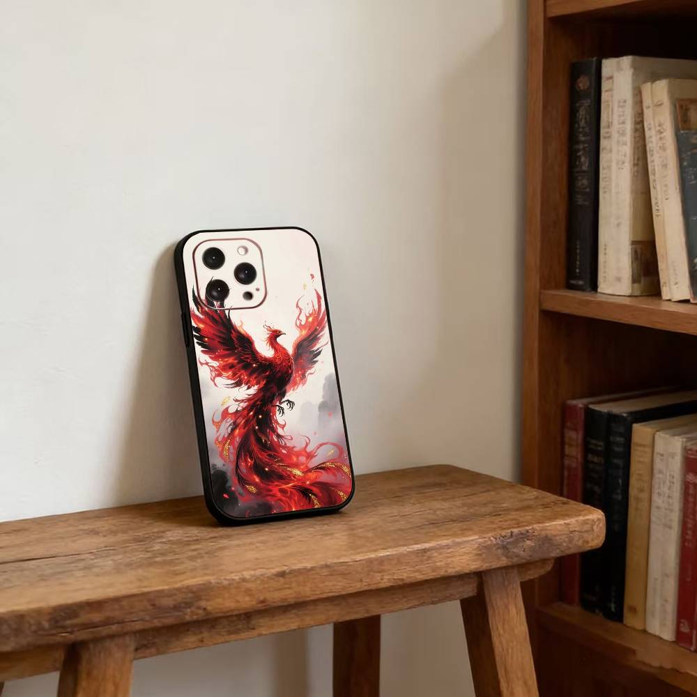 

Cool P-Phoenix Phone Case Silicone Soft For IPhone 17 16 15 14 13 12 11 X XR Plus Pro Max Plus iPhone12ProMax