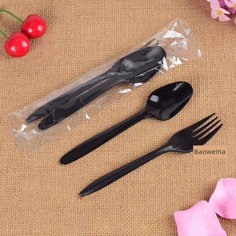 Degradable Disposable Fork and Spoon Set