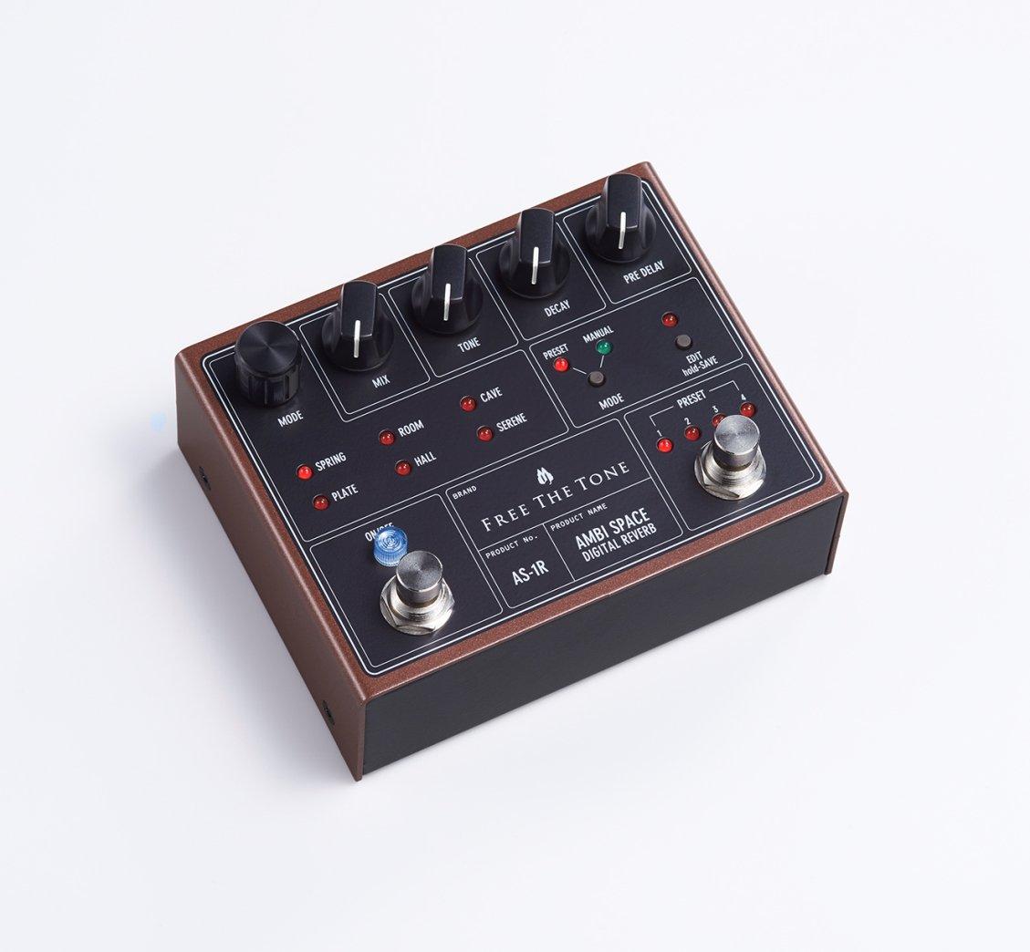 

Безкоштовний цифровий ревербератор Free The Tone AMBI SPACE DIGITAL REVERB AS-1R чорний