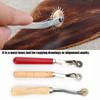 3pcs DIY Leather Paper Fabric Craft Sewing Wheel Roulette Tool Stitch Marker Cutting Tool
