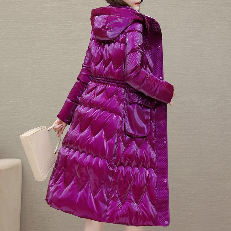 Elegant Woman Winter Coats Hooded Thick Warm Long Parkas Female Jacket Winter Clothes High Quality