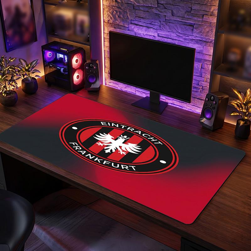 Eintracht Frankfurt Football Print Large Mouse Pad, Anti-Slip Extended Gaming Desk Mat for Office Home